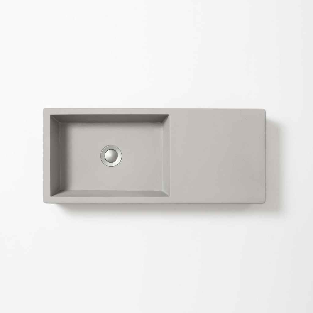 Concrete Studio Weerlo Compact Vessel Basin - Light Grey - WE-VX-Light Grey