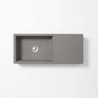 Concrete Studio Weerlo Compact Vessel Basin - Mid Grey - WE-VX-Mid Grey