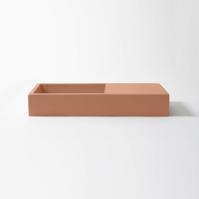 Concrete Studio Weerlo Compact Vessel Basin - Rose