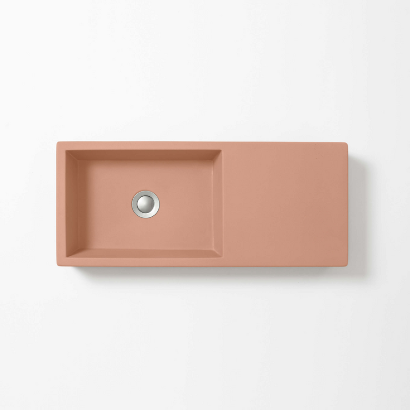 Concrete Studio Weerlo Compact Vessel Basin - Rose