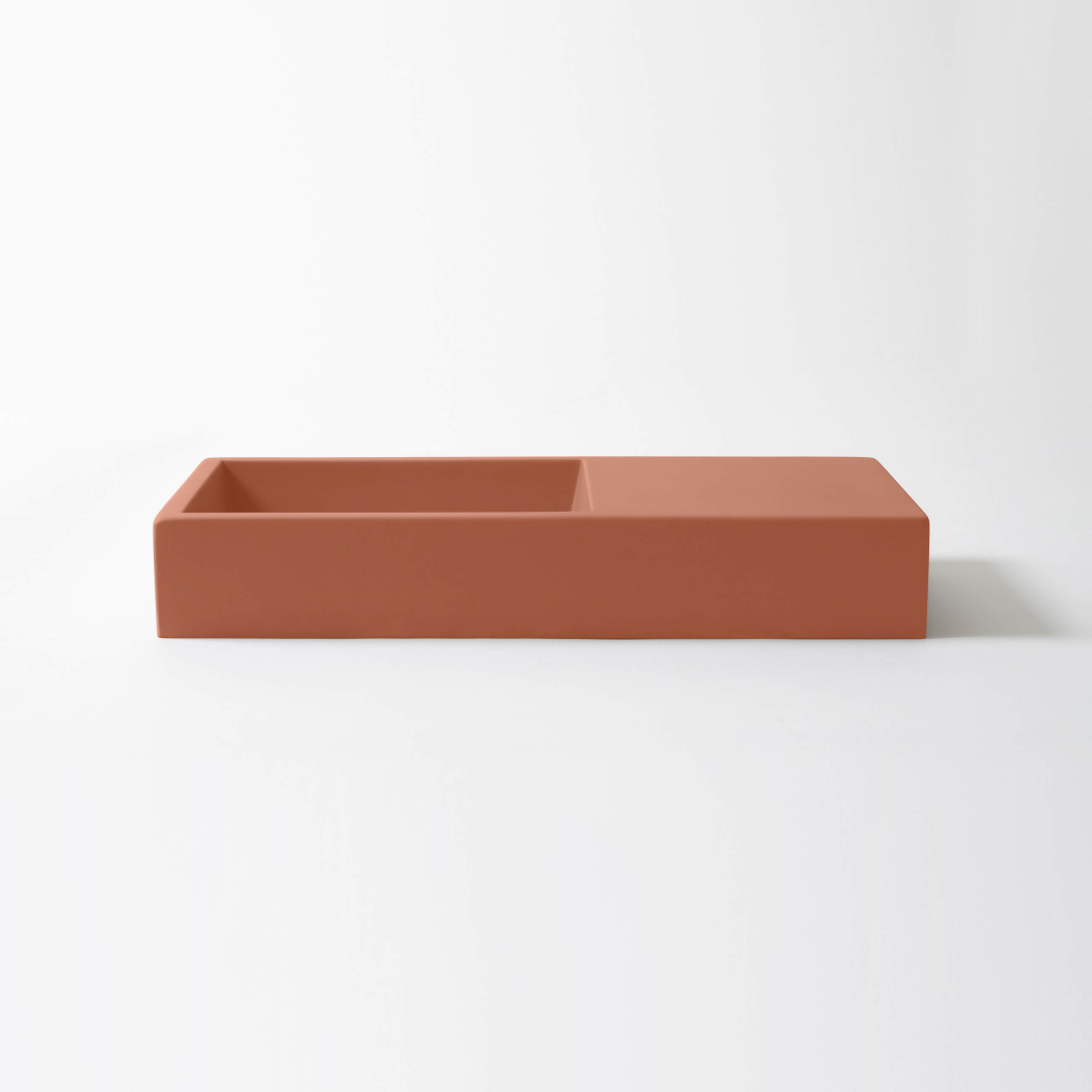 Concrete Studio Weerlo Compact Vessel Basin - Terracotta - WE-VX-Terracotta
