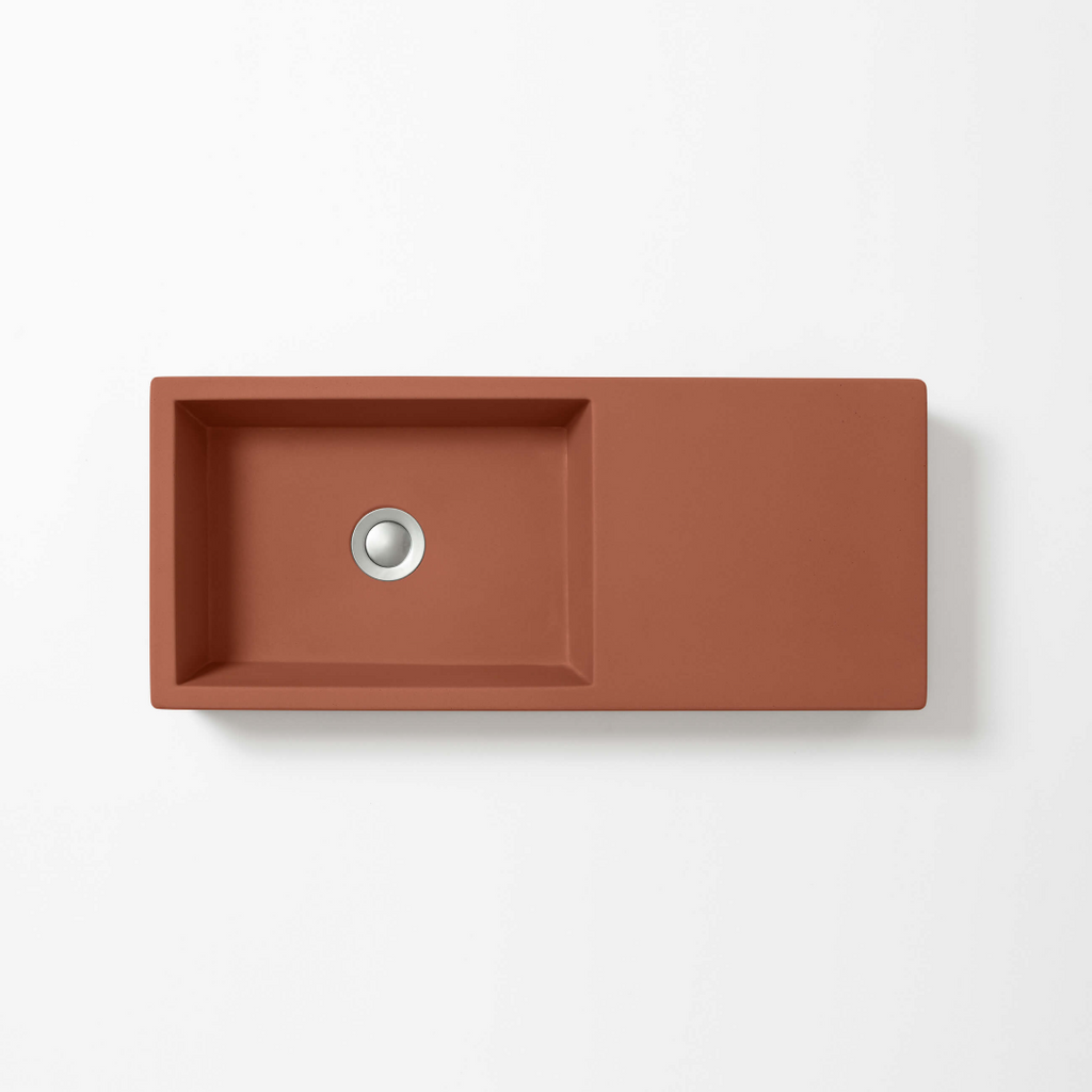 Concrete Studio Weerlo Compact Vessel Basin - Terracotta - WE-VX-Terracotta