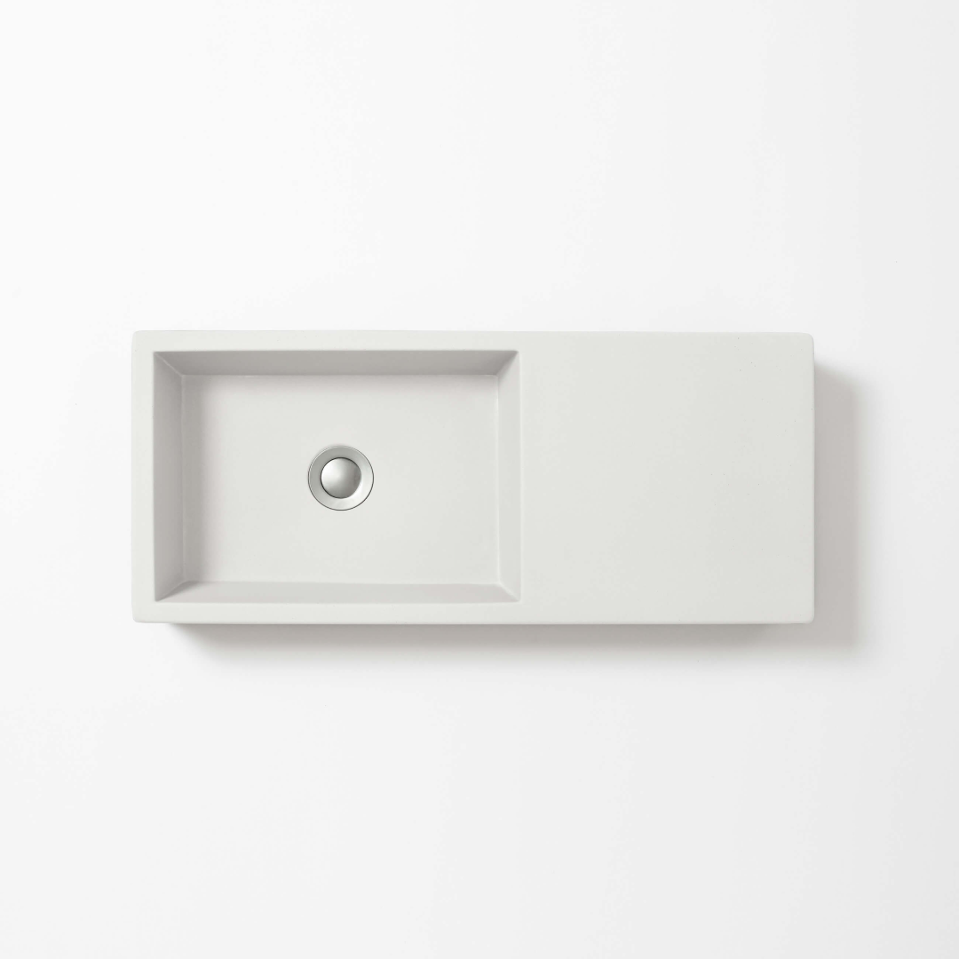 Concrete Studio Weerlo Compact Vessel Basin - White - WE-VX-White