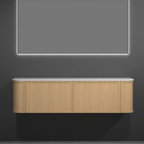 Cassa Design Westminster 1500mm Natural Oak Wall Hung Vanity - WES1500OAK