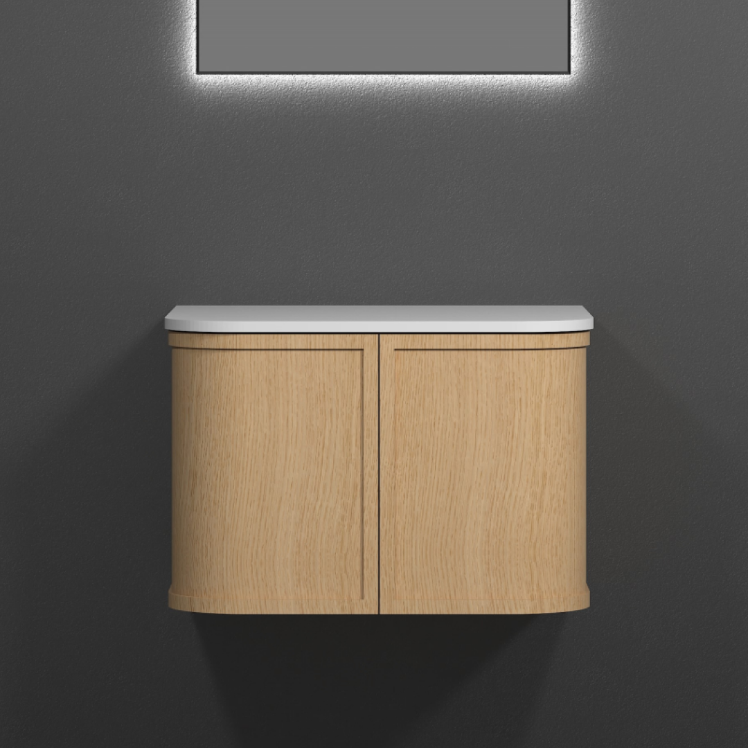 Cassa Design Westminster 600mm Natural Oak Wall Hung Vanity - WES600OAK