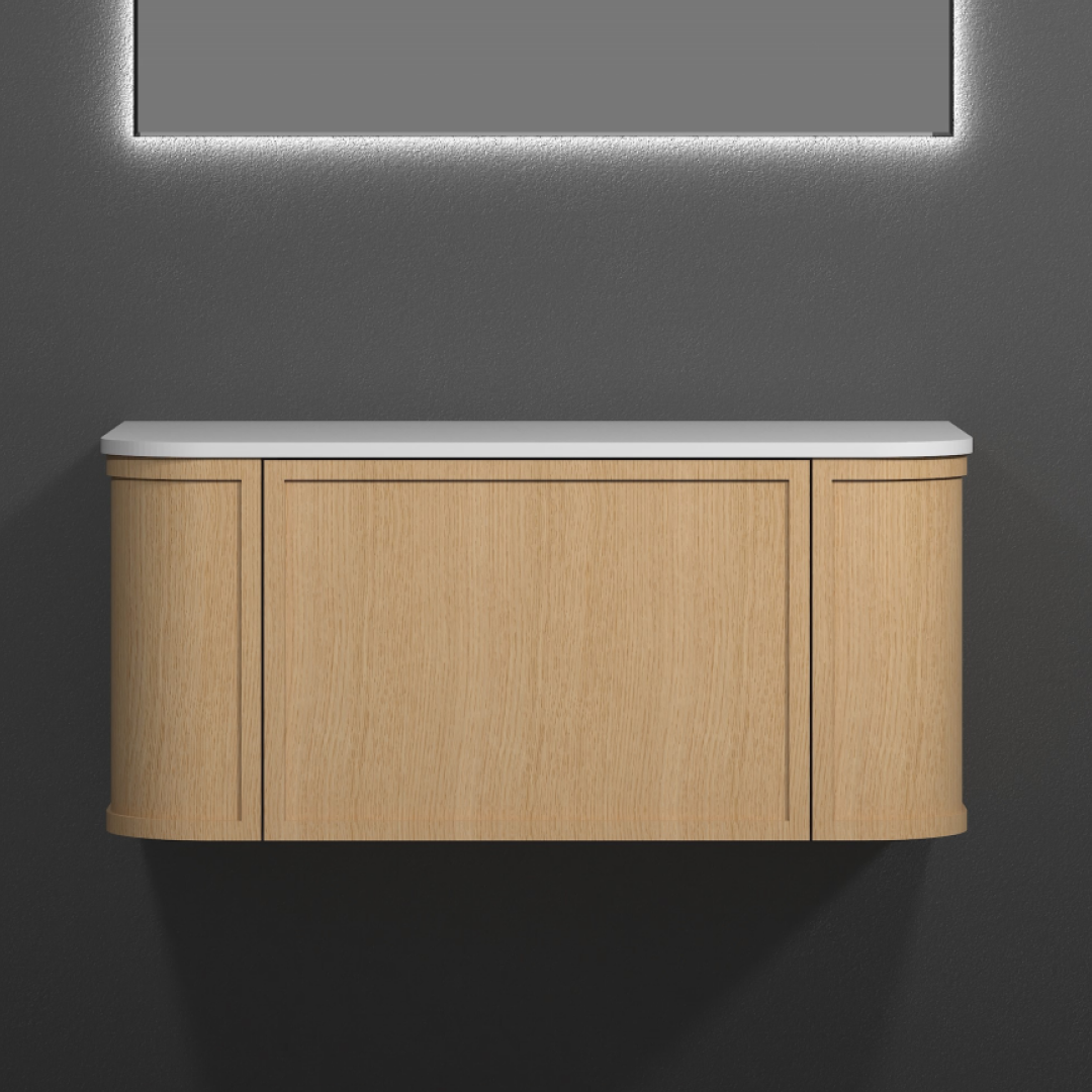 Cassa Design Westminster 900mm Natural Oak Wall Hung Vanity - WES900OAK