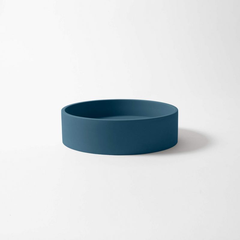 Concrete Studio Wirli Vessel Basin - Ocean