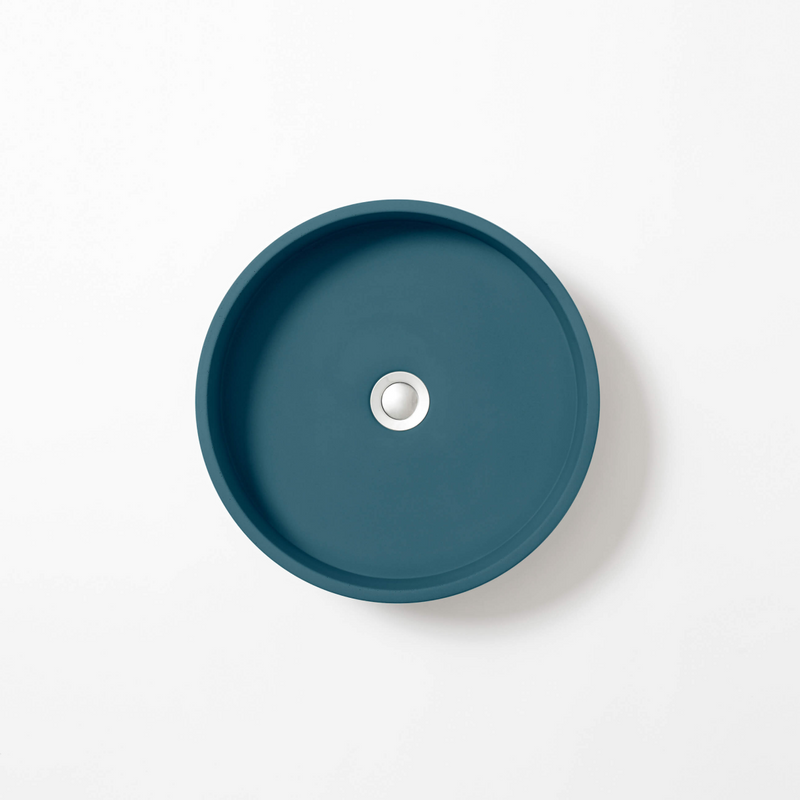 Concrete Studio Wirli Vessel Basin - Ocean