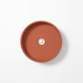 Concrete Studio Wirli Vessel Basin - Terracotta - WI-VX-Terracotta