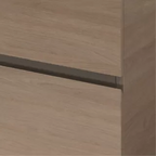 Timberline Nevada 1200mm Wall Hung Vanity - Elegant Oak - NEVV1200CAPHW