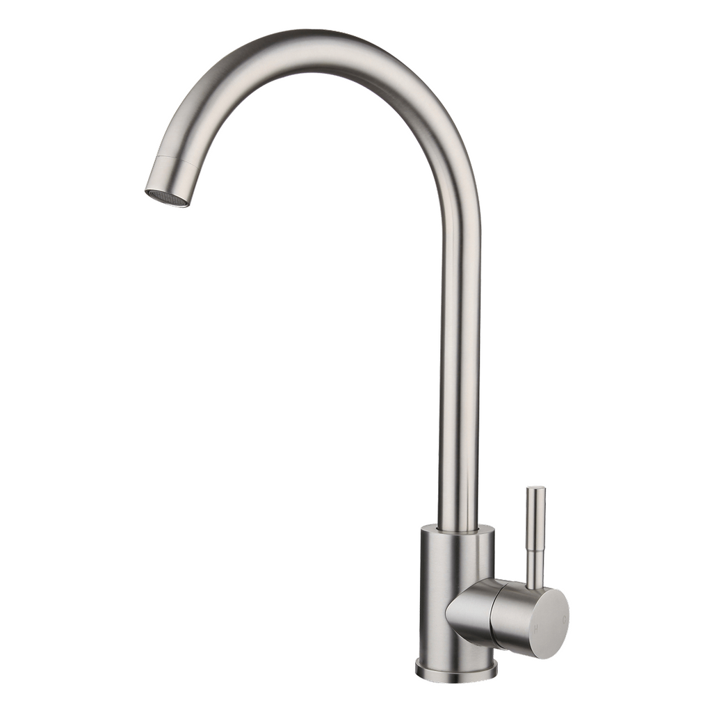 Suprema Xpressfit XPO Gooseneck Sink Mixer - Satin XFIT100SKM