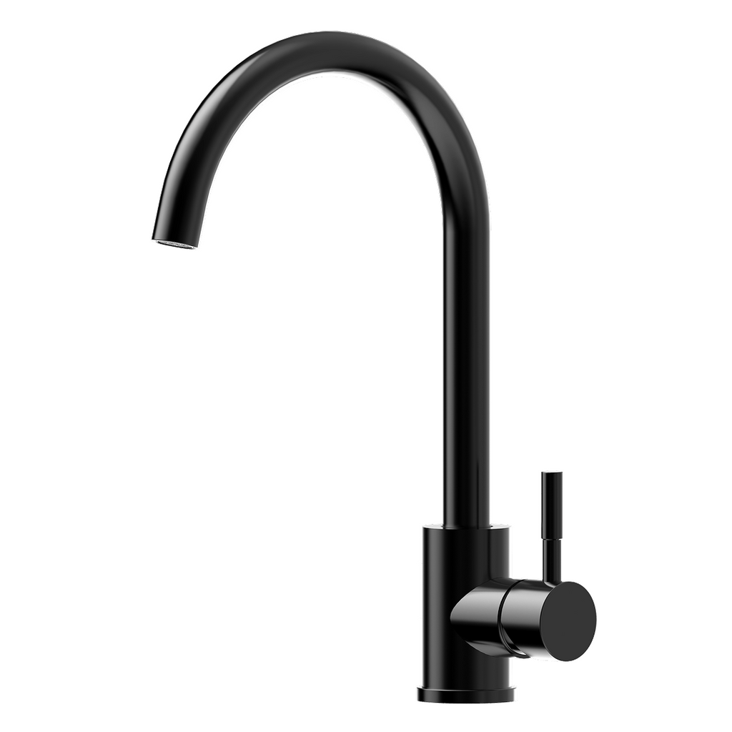 Suprema Xpressfit XPO Gooseneck Sink Mixer - Matte Black XFIT100SKM_MB