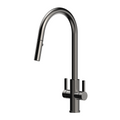 Suprema Xpressfit Xssence 316SS Twin Handle Pull Out Sink Mixer - Gun Metal XFIT1020RKM_GM