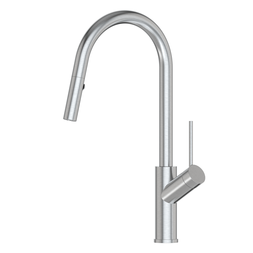 Suprema Xpressfit XCalibre 316SS Gooseneck Pull-Out Sink Mixer - Satin XFIT2010RKM