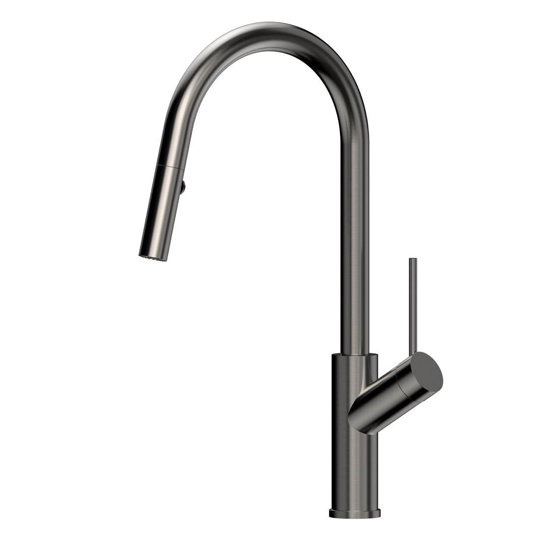 Suprema Xpressfit XCalibre 316SS Gooseneck Pull-Out Sink Mixer - Gun Metal XFIT2010RKM_GM