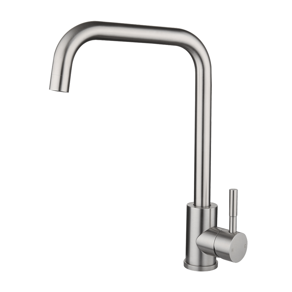 Suprema Xpressfit Classic Square Gooseneck Sink Mixer - Satin XFIT300SKM
