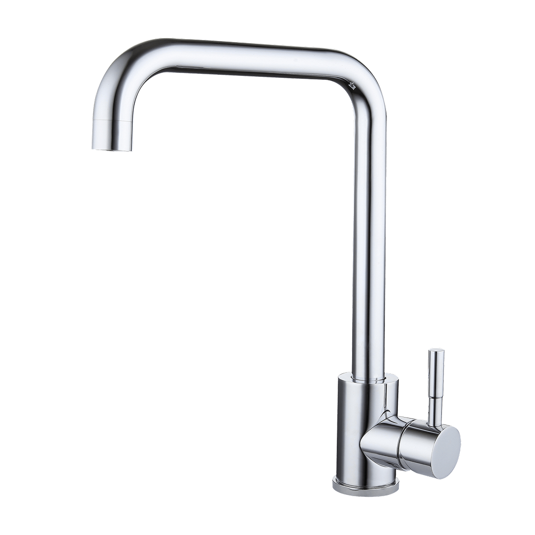 Suprema Xpressfit Classic Square Gooseneck Sink Mixer - Polished Chrome XFIT300SKM_CP
