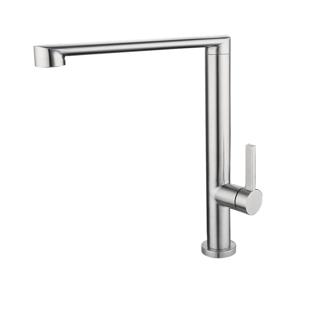 Suprema Xpressfit Xcelsior Straight Neck Sink Mixer - Satin XFIT600SKM