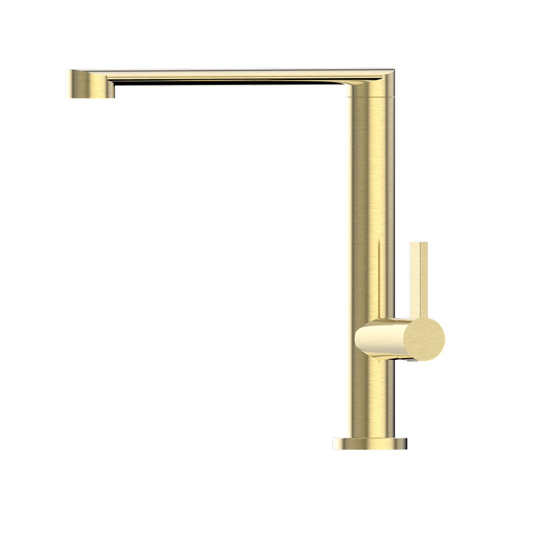 Suprema Xpressfit Xcelsior Straight Neck Sink Mixer - Brushed Gold XFIT600SKM_SG