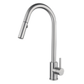 Suprema Xpressfit Xacta Gooseneck Pull-Out Sink Mixer - Satin XFIT800RKM
