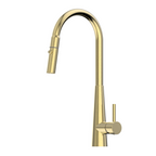 Suprema Xpressfit Xcel Gooseneck Pull Out Mixer with Dual Spray - Brushed Gold XFIT810RKM_SG