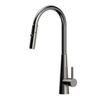 Suprema Xpressfit Xcel Gooseneck Pull Out Mixer with Dual Spray - Gun Metal XFIT810RKM_GM