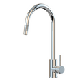 Suprema Xpressfit Xplorer Gooseneck Retractable Mini Pull Out Sink Mixer - Polished Chrome XFIT900RKM_PS - XFIT 900RKM_PS