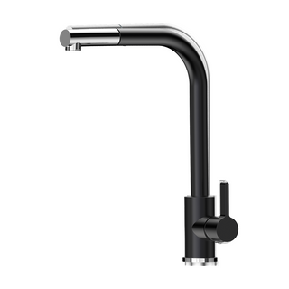 Suprema Xpressfit XClaimer Straight Retractable Mini Pull Out Mixer - Black and Bling XFIT910RKM_BP