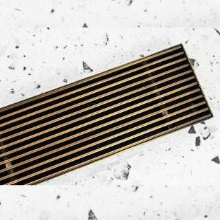 Bespoke XHGBA Aged Brass Heel Guard - 1000mm - XHGBA-100