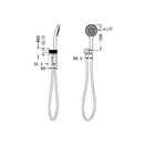 Nero Opal Shower On Bracket With Air Shower - Brushed Nickel