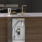 Puretec Z1 Tripla Elite 20 3-Way Mixer Tap With Water Filter Kit - LF Brushed Gold - Z1-E20-BG-LF