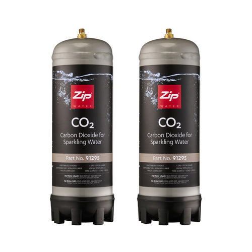 Zip Genuine 91295 Sparkling CO2 Cylinder - Twin Pack