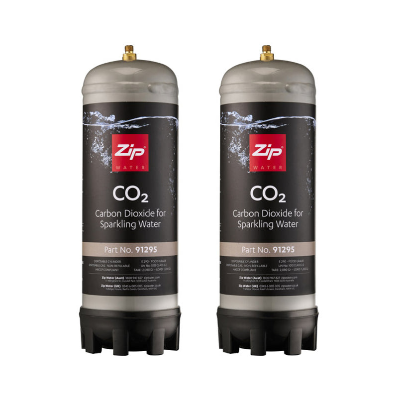 Zip 91295 Sparkling CO2 Cylinder - Twin Pack