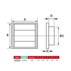 Allvent Stainless Steel Gravity Grille - Cass Brothers
