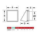 Allvent Stainless Steel Hood Grille - Cass Brothers