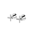 Arcisan Axus Cross Taps Wall Top Assemblies - Chrome - AX08230