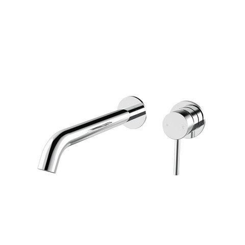 Arcisan Axus Pin Wall Basin/Bath Mixer 220mm Spout Includes In-Wall Body - Chrome