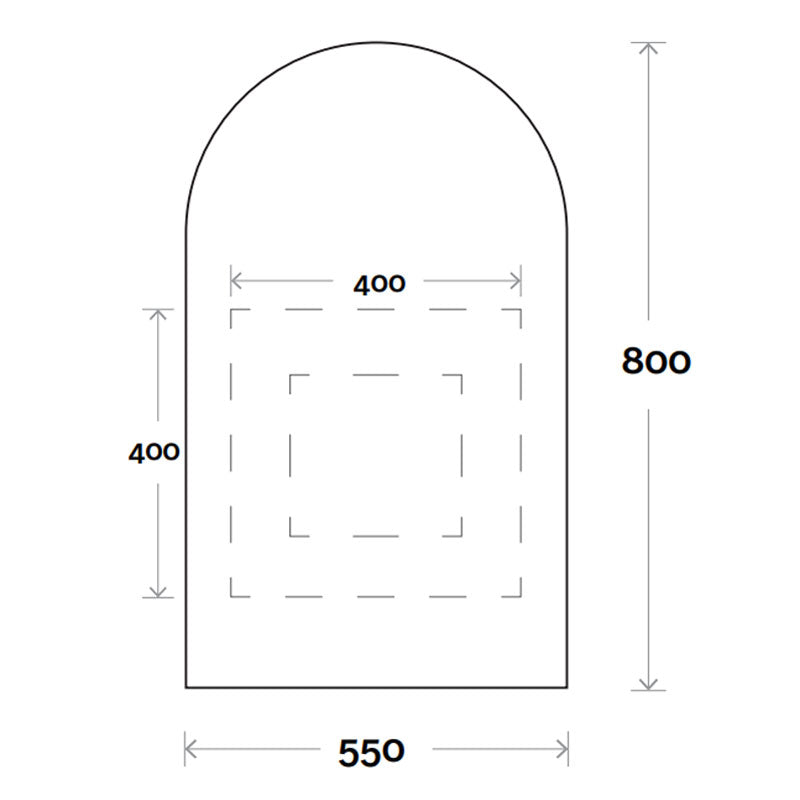 Marquis The Arco Mirror Specification