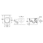 AVENTO DIRECTFLUSH WALL HUNG TOILET PACKAGE Spec