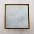 Bespoke 120 x 120mm Single Brass Tile Insert Waste
