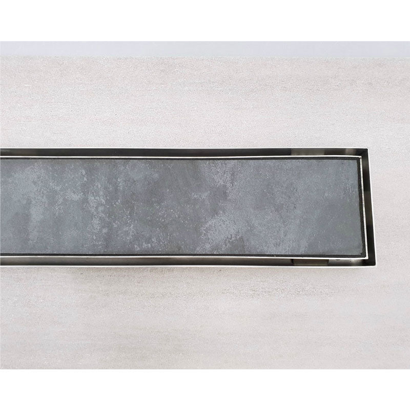 Cass Brothers 1000mm 316 Stainless Steel Tile Inset Channel - 76mm Outlet - XTIS-100076