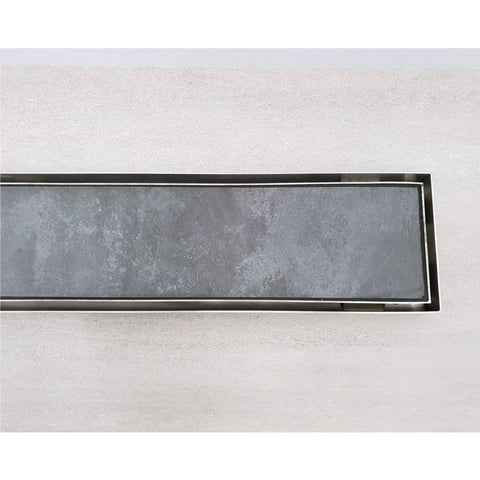 Cass Brothers 1000mm 316 Stainless Steel Tile Inset Channel - 38mm Outlet