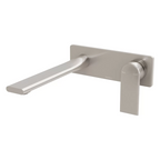 Phoenix Teel SwitchMix Wall Basin/Bath Mixer 200mm Trim Only (Body Extra) - Brushed Nickel - 118-2812-40