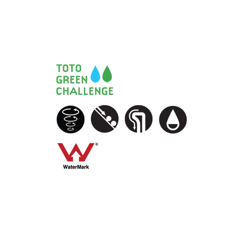 TOTO MH Wall Faced Toilet and Washlet w/Remote Control