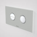 Caroma Invisi Series II Round Dual Flush Plate - Light Grey - 237088LG