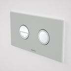 Caroma Invisi Series II Round Dual Flush Plate - Light Grey - 237088LG