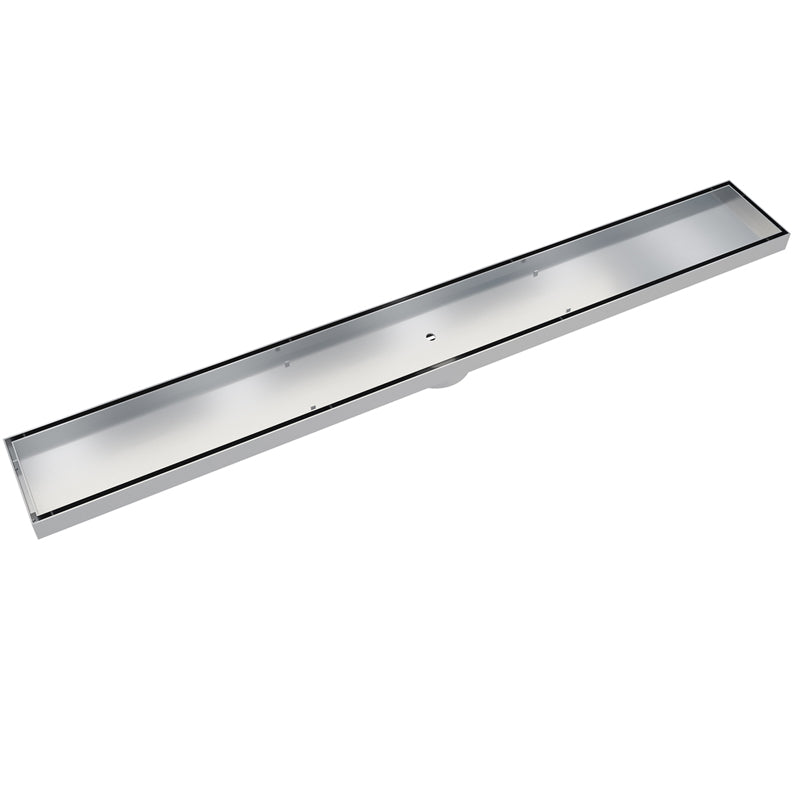 Linsol EzyFlow 900 Tile Insert Channel Grate - Brushed Stainless