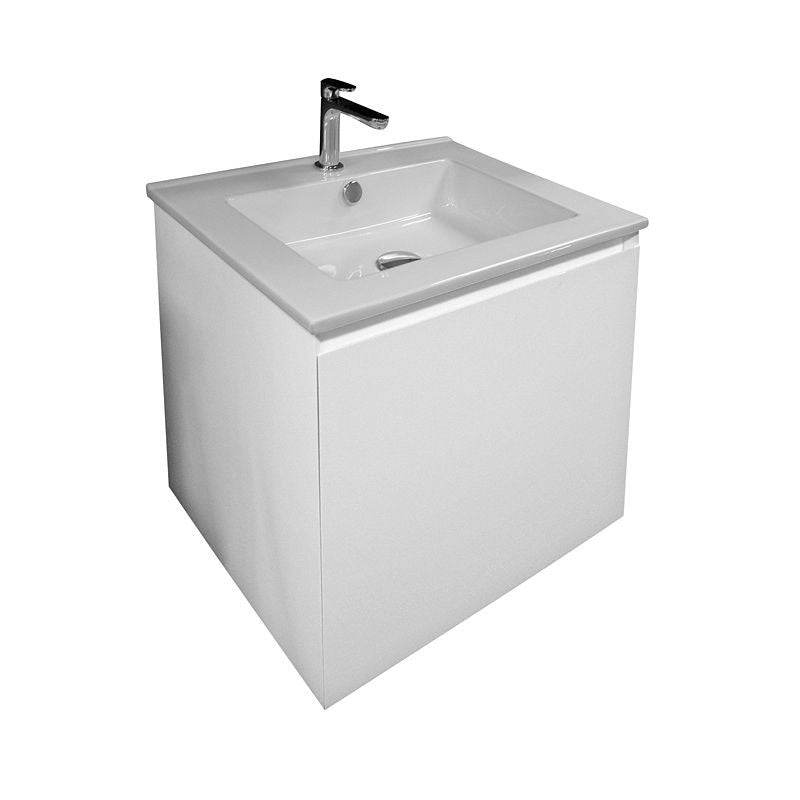 Parisi Forty Five Wall Hung Vanity Single Basin Top 600