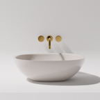 Pietra Bianca Marcello Above Counter Basin 450mm - White Onyx - PB3009-WO