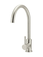 Meir Round Gooseneck Kitchen Mixer - PVD Brushed Nickel MK03-PVDBN